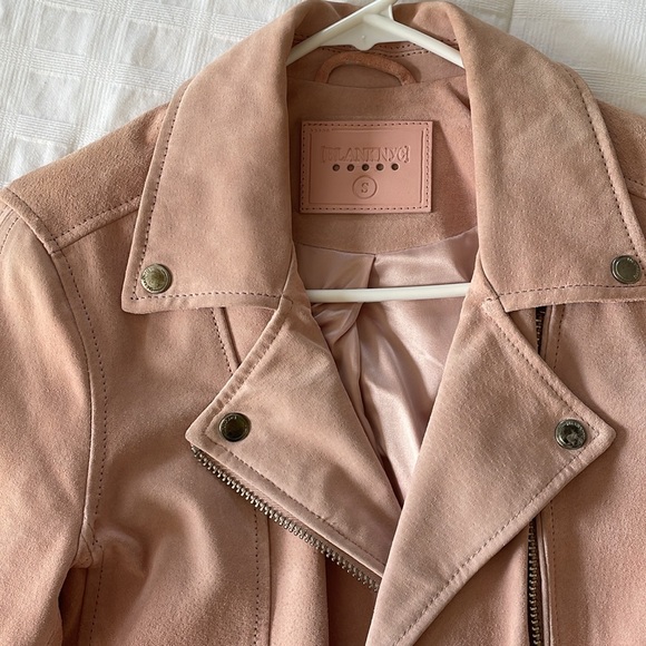Blush suede moto jacket - Picture 6 of 6